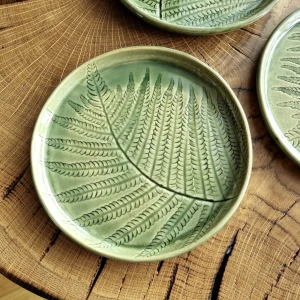 Talerzyk ceramiczny Paproć